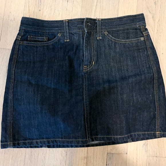 GAP Dresses & Skirts - GAP Dark Blue Denim Mini Skirt